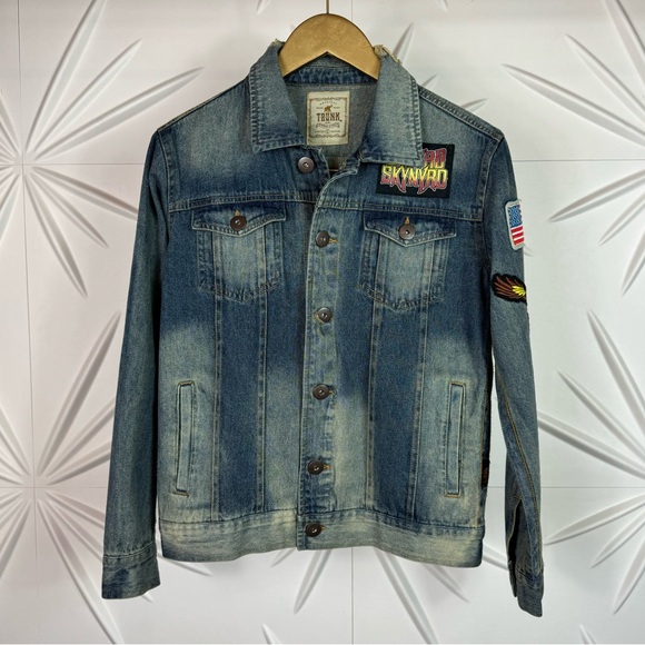Lynyrd Skynyrd Trunk | LTD Limited Edition Distressed Denim Jacket ✨NWOT✨ - Picture 5 of 16